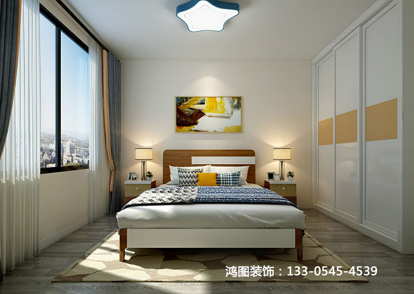 烟台装修—逸城山色111平米现代简约风格效果图 整体空间以灰色为主色调，搭配木色的家具以及墙板，原本有点偏冷的灰色增加一些木色顿时让整个空间多了一丝温暖，灰色系现在非常流行，而且很好搭配，整体给人一种深邃、宁静、高雅、神秘感觉。烟台装修—逸城山色111平米现代简约风格效果图 整体空间以灰色为主色调，搭配木色的家具以及墙板，原本有点偏冷的灰色增加一些木色顿时让整个空间多了一丝温暖，灰色系现在非常流行，而且很好搭配，整体给人一种深邃、宁静、高雅、神秘感觉。