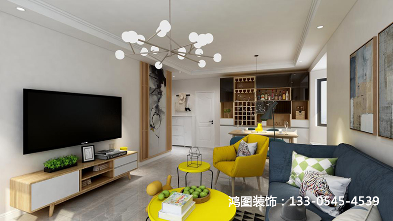 鸿图装饰—泰颐新城装修效果图