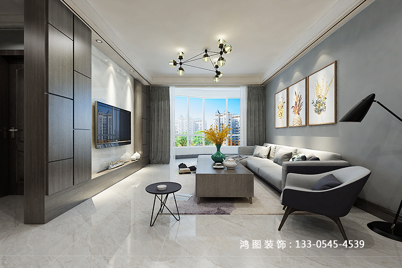 学府小区现代风格装修效果图