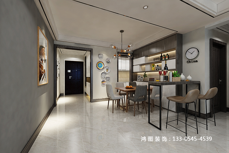 学府小区现代风格装修效果图