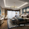 【祥隆绿城】欧式风格洋房设计方案—烟台室内装修案例