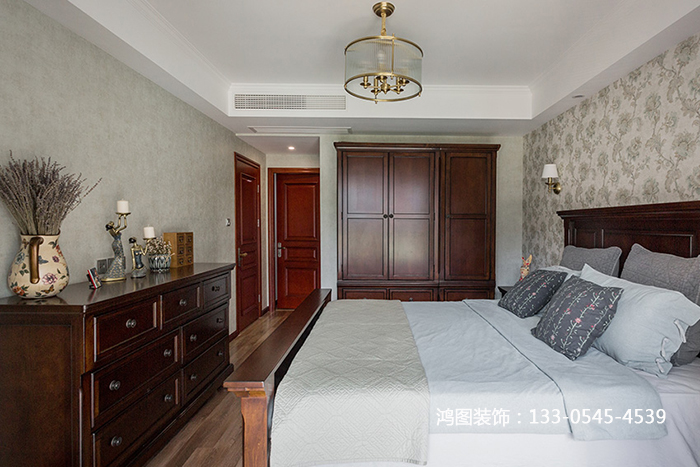 鸿图装饰 现代美式风格装修案例