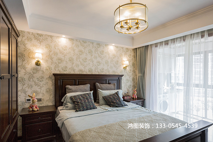 鸿图装饰 现代美式风格装修案例