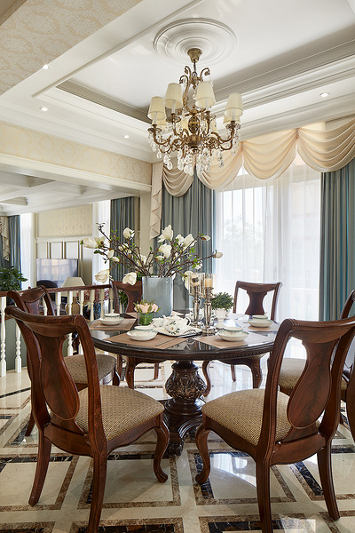 鸿图装饰 古典美式风格