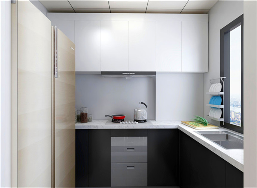 现代简约风格装修图片-厨房