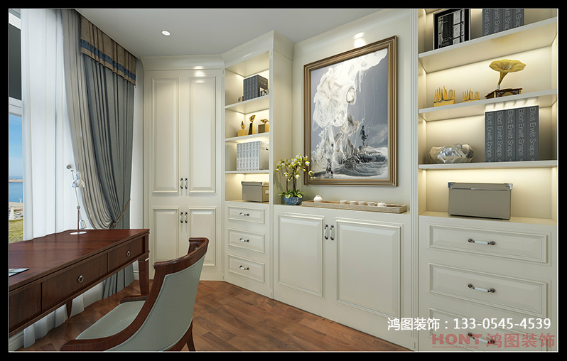 天越湾476平米大家之风：现代美式风格设计案例品鉴