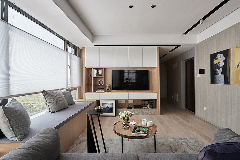 烟台装修公司 现代简约装修案例 鸿图装饰