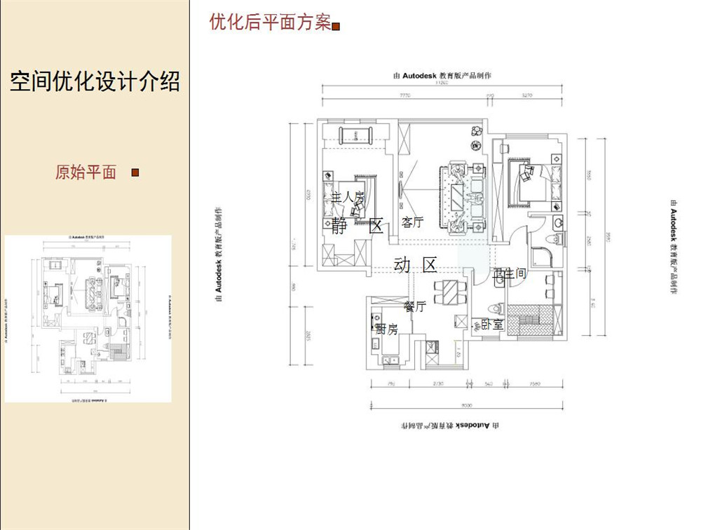 三室一厅装修效果图