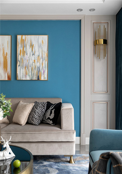 现代轻奢风格 鸿图装饰  烟台装修公司案例