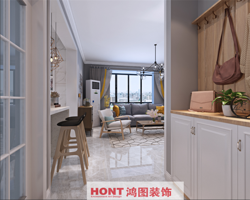 威海一品南山北欧风装修