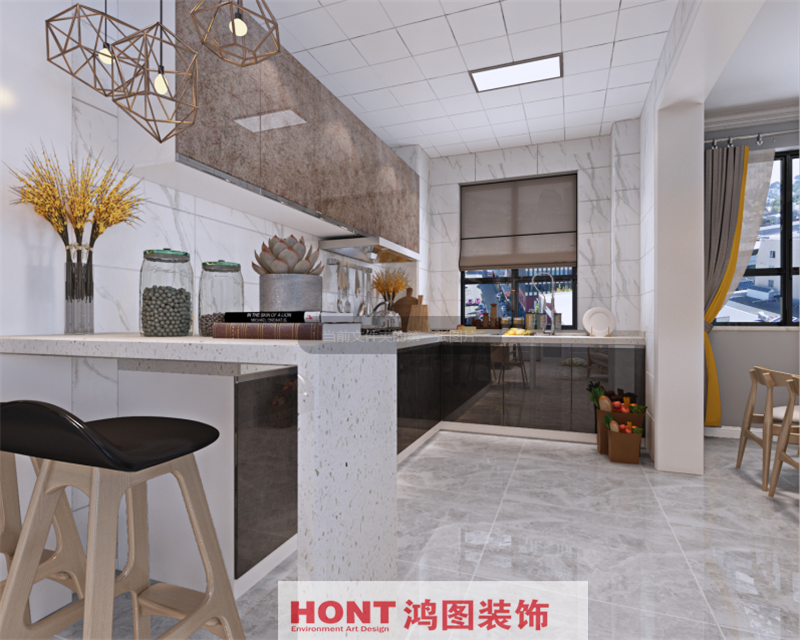 威海一品南山北欧风装修