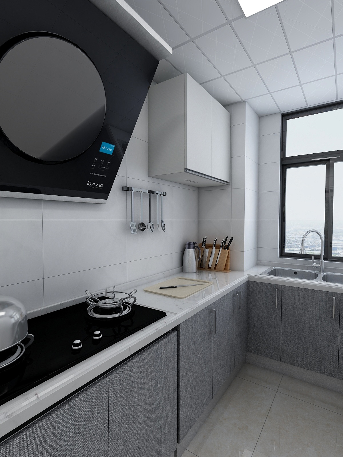 【福山澳城苑小区】现代简约装修效果图  