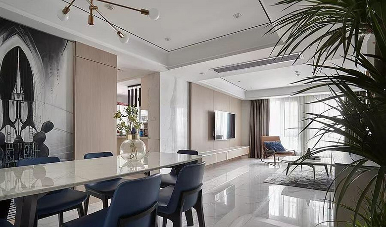 现代简约风格 鸿图装饰 烟台装饰公司