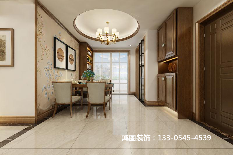 鸿图装饰——尚书台新中式风格装修案例分享