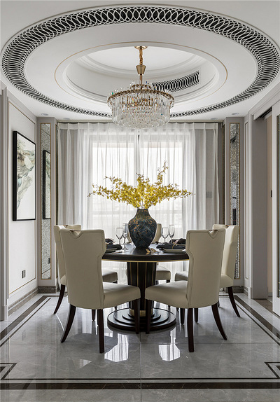 中式轻奢风格  烟台装饰公司  鸿图装饰