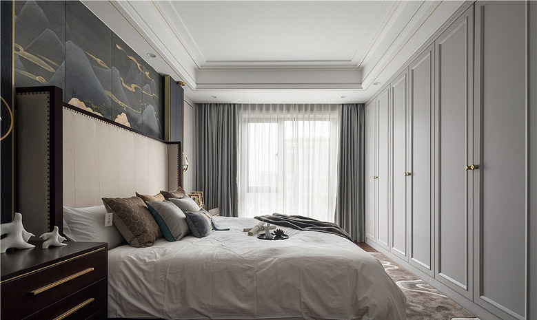 中式轻奢风格  烟台装饰公司  鸿图装饰