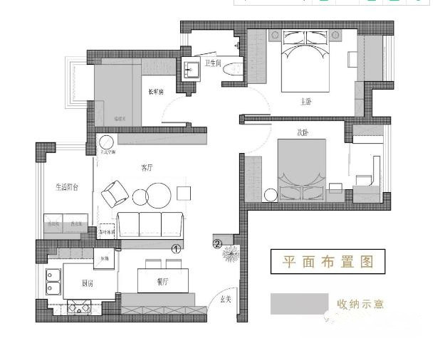 猪肝红老房翻新装修，变身清新淡雅小梦幻