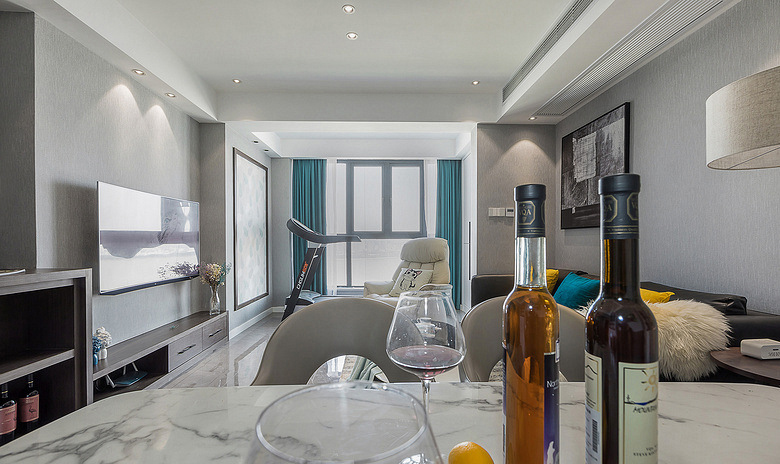 鸿图装饰  现代简约风格装修案例