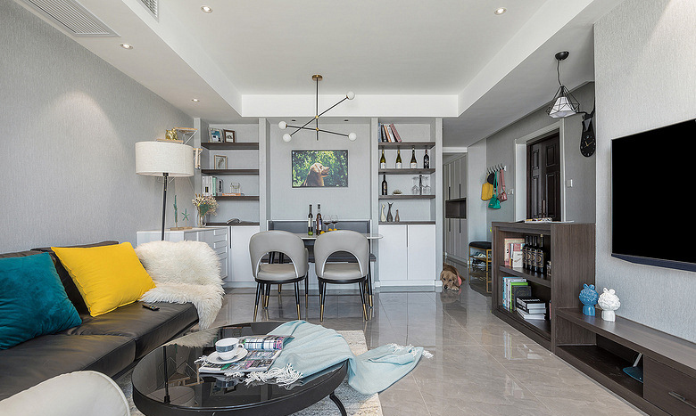 鸿图装饰  现代简约风格装修案例