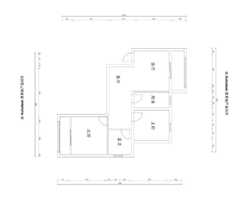 80平米小户型装修效果图