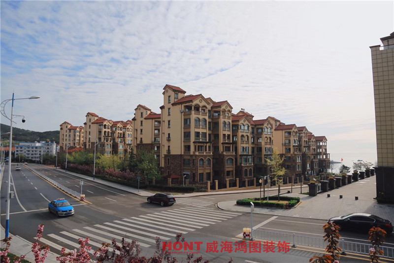 威海海景房—伴月湾小区外貌