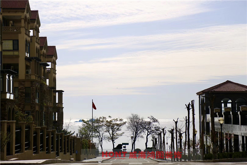 威海海景房—伴月湾小区外貌