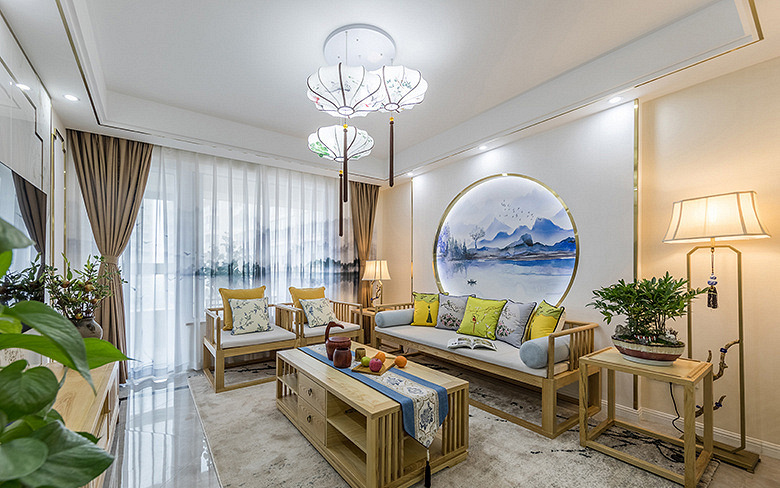 烟台鸿图装饰  烟台装饰公司  中式风格案例