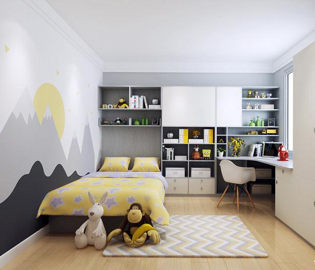儿童房效果图 儿童房装修 鸿图装饰