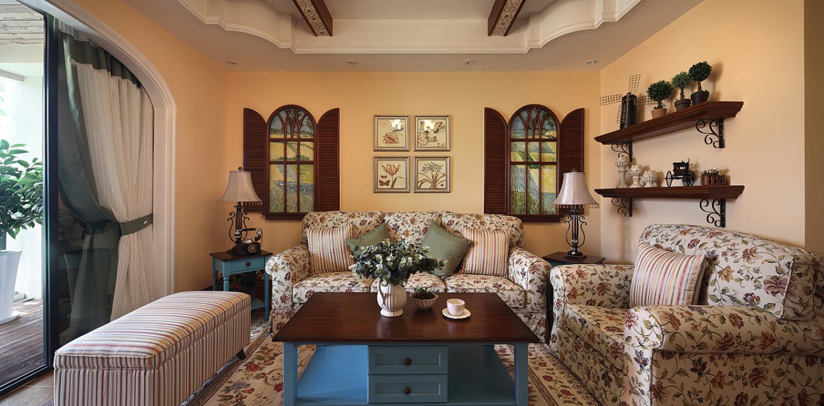 乡村田园风格  鸿图装饰