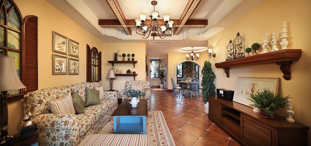 乡村田园风格  鸿图装饰