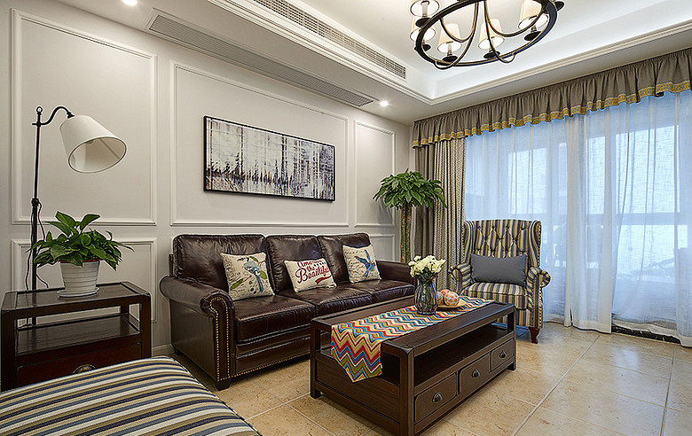 烟台装修公司  鸿图装饰  美式风格装修案例