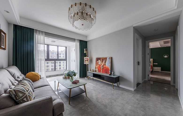 烟台室内装修  现代轻奢风格装修案例