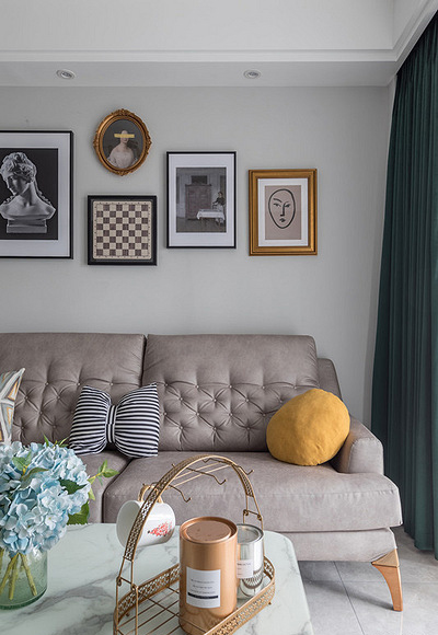 烟台室内装修  现代轻奢风格装修案例