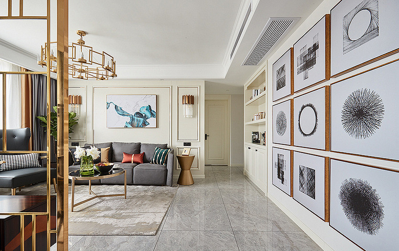 烟台装修案例  现代轻奢风格