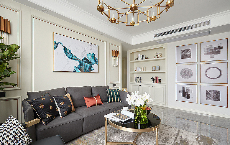 烟台装修案例  现代轻奢风格