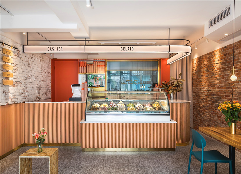 冰激凌店面装修设计