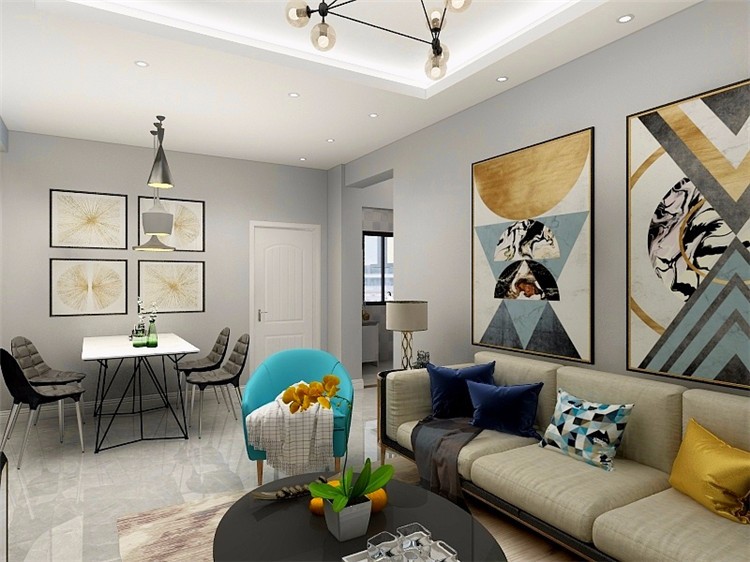 烟台鸿图装饰  现代简约装修效果图