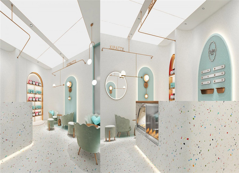 爆米花甜品店装修设计案例