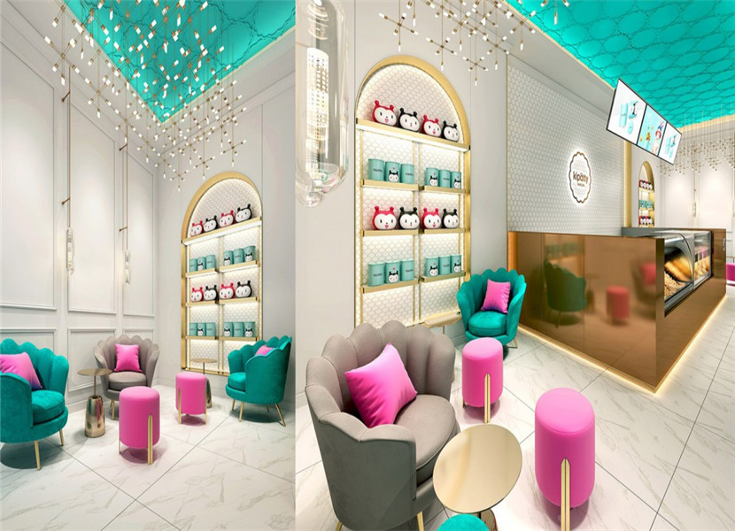 爆米花甜品店装修设计案例