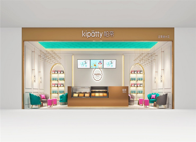 爆米花甜品店装修设计案例