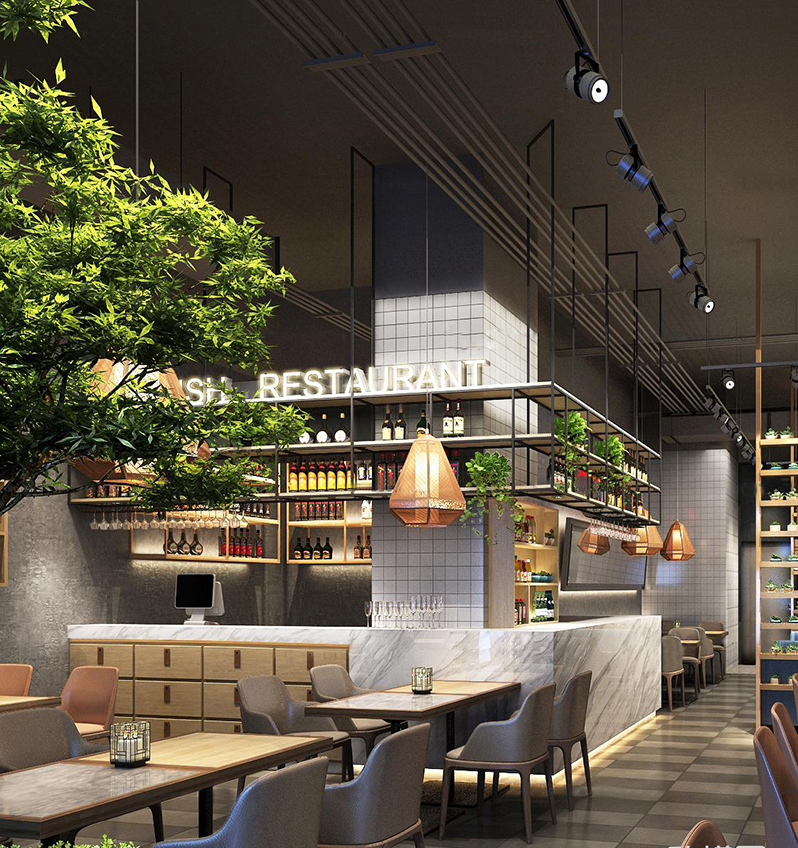 工业风餐厅设计