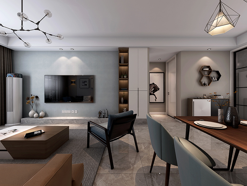 烟台鸿图装饰 现代简约风格装修案例