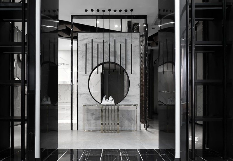 烟台工装案例——理石建材专卖店