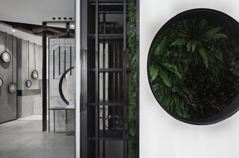 烟台工装案例——理石建材专卖店