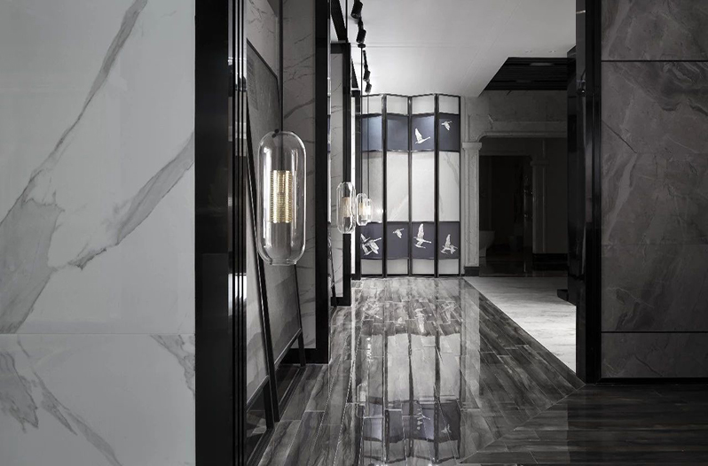 烟台工装案例——理石建材专卖店