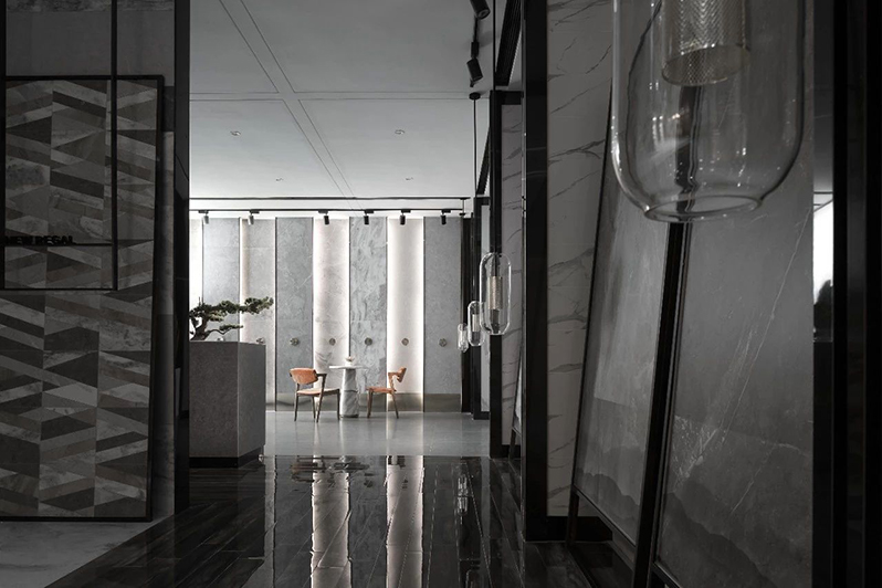 烟台工装案例——理石建材专卖店