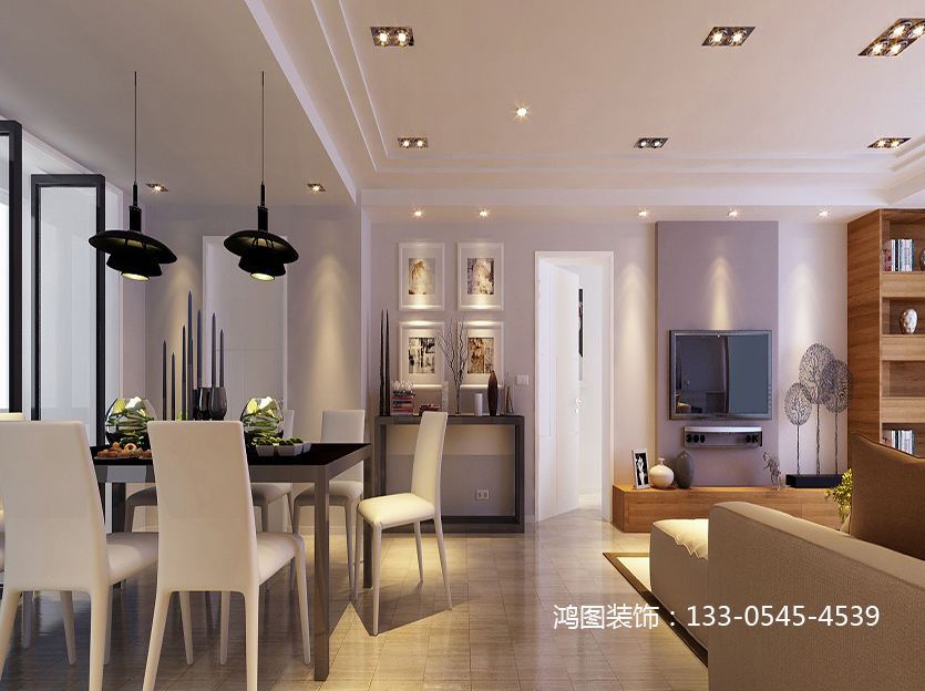 烟台室内装修设计案例——祥隆绿城诚园