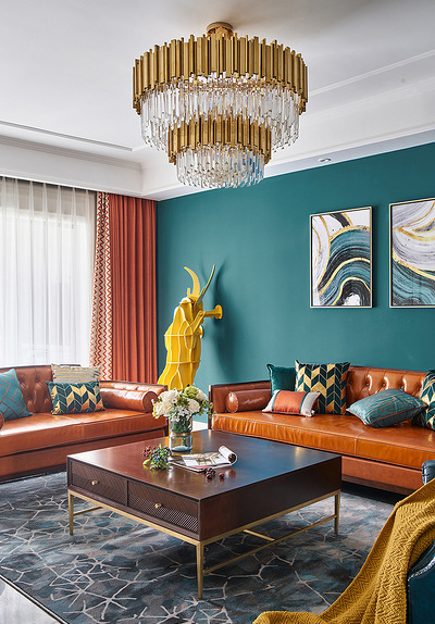 鸿图装饰 烟台装修  轻奢风格