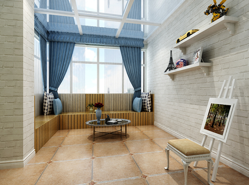 万光福园——120平米欧式风格案例效果图