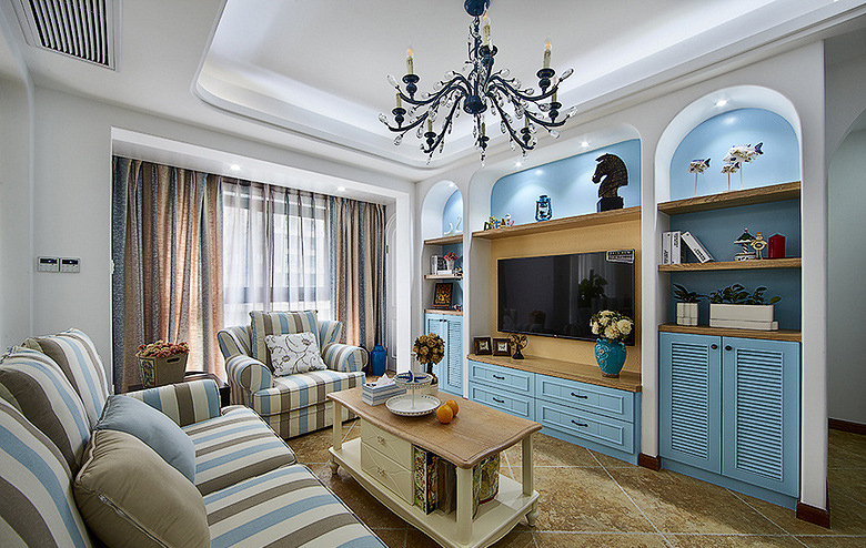 鸿图装饰：地中海风格装修案例